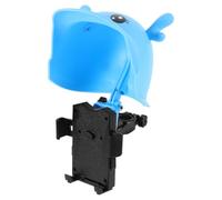 Motorcycle Phone Holder for Electric Scooter Waterproof Resin Helmet Design | Blue Finish, Hands-free Navigation for Riders, Weather Shield for All-weather Use on Smartphones