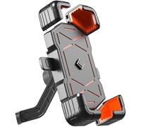 Motorcycle Phone Holder for Kawasaki KLX 230 2020 2021 2022 2023 2024, 360° Rotatable Adjustable Motorbike Phone Mount, Universal Motorcycle Phone Mount for 4.7”-7.2” Mobile Phone,B-Orange
