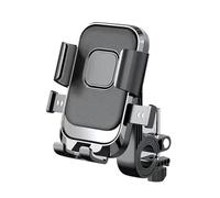 Motorcycle Phone Holder for Suzuki DL 650 V-Strom 2004-2016, Powerful Locking Stable Clamping 360° Rotation Adjustable Angle Motorcycle Phone Mount,Handlebar version-Black