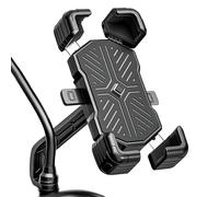 Motorcycle Phone Holder for Suzuki Intruder M 1800 R R2 RZ, 360° Rotation Adjustable Viewing Angle Stable And Non-Displaceable Motorcycle Phone Mount Universal,A Rearview mirror version