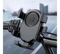 Motorcycle Phone Holder, Handlebar Mount Bracket for Fitment, ABS Material, & High-Strength Design, Easy Installation, Compatible with Scooter and Bike Mirrors(Handlebar)