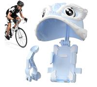Motorcycle Phone Holder | Lion Hat Stable Waterproof Phone Holder | Cycling Supplies Phone Cradle, Strong Spring Arm Multifunctional Navigation Stand for Motorcycle