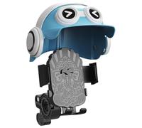 Motorcycle Phone Holder, Sunshade Phones Mount with Helmet Clip, 11cm/4.33 inches Adjustable Rotation for Calling, Delivery, Live Streaming, Commuting, Travel, Road Trips PP