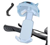 Motorcycle Phone Holder with Sunshade - 360 Degree Rotating Waterproof Cellphone Rack for Bike Scooter E-Bike Handlebar, Adjustable Secure Mount for GPS Navigation and Outdoor Riding
