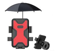 Motorcycle Phone Holder with Umbrella Feature, Dry and Clear Navigation on Rides (Handle)