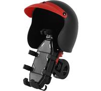 Motorcycle Phone Mount - 5.3 Inch Mobile Phone Holder, Handlebar Mount, ABS Resin Material with Sunshade | Rotating Mobile Phone for E-Bike Scooter, Adjustable Grip for Most Phones