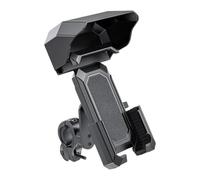 Motorcycle Phone Mount Cellphone Support Rack with Sunshade