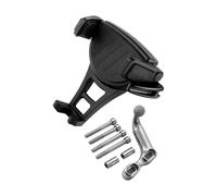 Motorcycle Phone Mount Enhanced Viewing Angles Metal & Mobile Bracket Simple Installation For Stable Stability Motorcycle Phone Mount With Offset Base