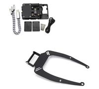 Motorcycle Phone Mount For Yamaha For N-MAX For NMAX 125 155 2015-2020 Mount Phone Holder Navigation Bracket Motorcycle GPS Plate(Black 12mm Set)