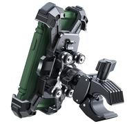 Motorcycle Phone Mount Holder -[Dual Vibration Dampener] [7.2'' Big Phone Friendly] Bike Phone Holder Mount Motorcycle Accessories Bicycle Handlebar Phone Mount for iPhone, Galaxy All Cell Phones