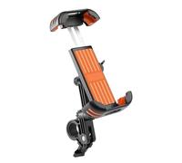 Motorcycle Phone Mount - Motorbike Phone Holder| Reusable Handlebar Clamp | Simple Installation Rotating Cycling Accessories | Motorcycle Camera Clip for Daily Use, Outdoor Activities