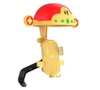 Motorcycle Phone Mount - Waterproof Handlebar Holder, Adjustable Phones Stand with Sun Hat, Rainproof Cover, Scooter Phone Mount with Clip Riding Accessory for Gps and Calls Sturdy Materials