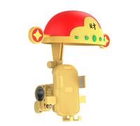 Motorcycle Phone Mount - Waterproof Handlebar Holder, Adjustable Phones Stand with Sun Hat, Rainproof Cover, Scooter Phone Mount with Clip Riding Accessory for Gps and Calls Sturdy Materials