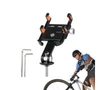 Motorcycle Phone Mounts,Shock Absorption | Motorcycle Phone Holder Mount - Aluminum Alloy Construction Shock Absorption Fully Adjustable Viewing Angle Universal Handlebar Mount All Riders