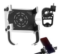 Motorcycle Phone Stand,Anti-Theft Bike Phone Mount | Secure High-Speed Lock, Adjustable Smartphone Cradle, 360 Rotation for Cycling Electric Scooter