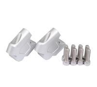 Motorcycle Phone Stand Motorcycle Accessories Side Bag Phone Navigation Bracket Crash Block Handlebar Riser Cushion Cover For Loncin For VOGE 300 RALLY GY Bracket GPS Navigation(Silver (A Riser))