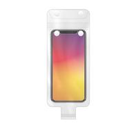 Motorcycle Phone Waterproof Bag - Clip On Touch Screen Phone Holder | Mount Foldable Transparent Phones for Cycling Trips | Rechargeable PVC Pocket for 6.9" Phones | M