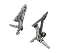 Motorcycle Pillion Footrests Motorcycle Passenger Foot Peg Rest Bracket Rearsets For For N-ja 300 2013-2017