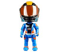 Motorcycle Pilot Figure - Transform Toy Doll, Action Figure Collectible | Q Version Desk Decoration Template, Creative Display Ornament, Accessory for