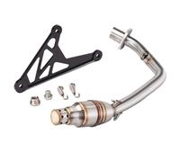 Motorcycle Pipe Exhaust Muffler Modified Middle Pipe Connection For 150 Sprint Spring，2021-2022-2023 Complete Exhaust Silencer Motorcycle,Accessories