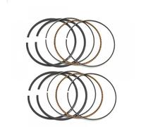 Motorcycle Piston Rings Set 64mm 65mm Compatible With 400cc V Twin Engine Models(2 Sets 64.5mm)