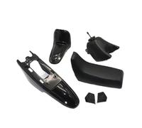 Motorcycle Plastic Front And Rear Body Kit Compatible With PW50 PY50 Peewee 50(Black)