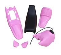 Motorcycle Plastic Front And Rear Body Kit Compatible With PW50 PY50 Peewee 50(Pink)