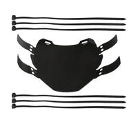 Motorcycle Plate Frame - Motorcycle Matte Number Front License Plate,Easy Installation with Mounting Straps Replacement Parts Bracket Motorbike Accessories for Men Women Rider