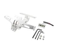 Motorcycle Plate Holder Fit For Kawasaki Z750 Z800 Z900 Z1000 NINJA 400 Motorcycle Adjustable Fender Eliminator License Plate Holder Number plate holder(Silver)