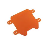 Motorcycle Plate Holder Motorcycle Front License Number Plate Fit For SURRON SURRON Light Bee Light X Bee X Parts License Plate Bracket(Orange)