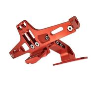 Motorcycle plate mount CNC Motorcycle License Number Plate Frame Holder Bracket For Suzuki GSXR750 GSXR 750 GSX-R 750 GSX-R750 K1 K2 K3 K4 K5 K6 K7 K8 K9(Orange)