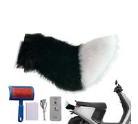 Motorcycle Plush Tail - Remote Control Plush Ornament - Adjustable Swing Motorcycle Tail | for Women Female Rider Commuting Anime Costume Decoration
