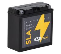 Motorcycle Powersport SLA Battery 12V 12Ah (10Hr) 175CCA Landport - MS LT14B-4