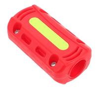Motorcycle Protection Block 22mm Plastic Bumper Guard for Vehicle | Red Finish, Impact Resistant and Wear Resistant Build, Lightweight Design, Easy Installation for Modern Use