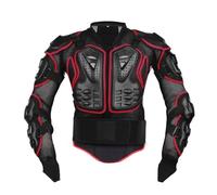 Motorcycle Protective Armor Motocross Body Jacket ATV Cycling Spine Protector Enduro Sports Armour Racing Clothing Protection Gear for Mountain MTB Dirt Bike Off-Road,Red-5XL