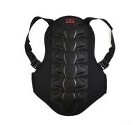 Motorcycle Protective Gear PE Back Protector with High-density Foam Backing for Back Waist Protection Riders Protector (Black)