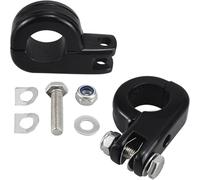 Motorcycle Protector Bars For Road For King For Electra For Street For Glide 32mm Highway Pegs Crash Bar Clamp Mount Engine Guard Foot Footrest Motor Bike Footpegs Pedal(Black Mount)