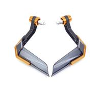 Motorcycle Protector Handlebar 7/8'' 22MM Aluminum Alloy Motorcycle Handguard Universal for Triumph for Tiger 1050 Street Triple 765 675(Orange)