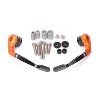 Motorcycle Protector Handlebar Universal Motorcycl CNC Aluminum Accessories Handlebar Lever for GSX 8S Guards Protector Handguard for Suzuki GSX 8S 2023-(Orange)