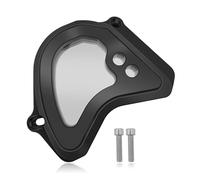 motorcycle protector silicone sticker Motorcycle Front Gear Cover Sprocket Guard Cover Fit For Monkey 125 DAX ST 125 Trail 125 CT 125 WAVE-125i 2018-2024 chain guard(Black)