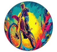 Motorcycle Puzzles Fun Details Home Decoration 1000 Piece Cool Cycling Competition Jigsaws Puzzles Educational Games for Adults & Kids Age 12 Years Up 1000pcs (67.5x67.5cm)