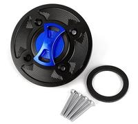 Motorcycle Quick Racing Tank Fuel Oil Gas Cap Cover For Ducati For Panigale V4 S R SP Speciale Corse 2018 2019 2020 2021 KCRTQNS(Blue)