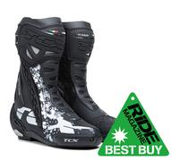 Motorcycle Race Boots TCX RT-Race Black Grey White NBG Motorbike RT Race