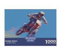 Motorcycle Racer Jigsaws 1000 Pieces Women, Gifts for Men Classic Educational Games Extreme Sports Beautiful Decoration 38x26cm/1000pcs