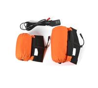Motorcycle Racing Digital Tire Warmer Tyre Blanket Cover 1Pair Front Rear 120/200 120/190 17inch for SuperBike Sportbike Comprehensive(Orange)