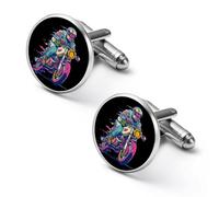 Motorcycle Racing Men's Cufflinks Tuxedo Cuff Links Shirt Tie Decor for Business Weddings