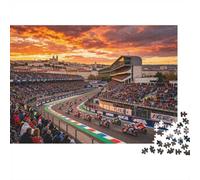 Motorcycle Racing Puzzle for Adults 1000Pc Recyclable Paper Moto Grid Jigsaw Puzzles Educational Game Challenge Ideal for Family And Friends Gifts 70x50cm/1000pcs