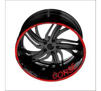 Motorcycle Racing Rim Sticker Wheel Decal Corse For Ducati For Monster For Multistrada-Performance motorbike(Color1)