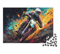 Motorcycle Racing Splash 1000pcs Mini Puzzle For Adults Challenging