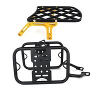Motorcycle Racks For Suzuki For DR650 1996 1997 1998 1999 2000-2025 Motorcycle Side Luggage Rack Saddlebag Support Bracket Rear Luggage Rack Plate Tail Rack(Gold)